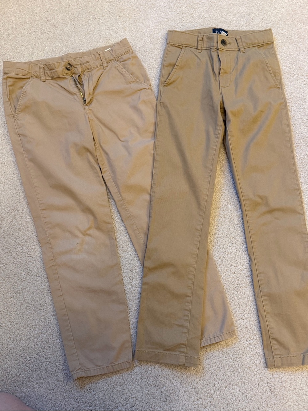 NWOT School uniform khaki pants, US 7-8 yrs